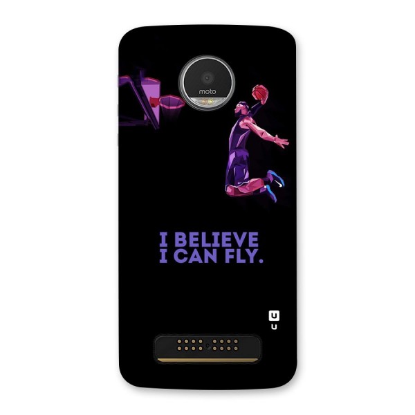 Believe And Fly Back Case for Moto Z Play