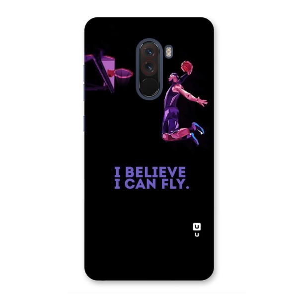 Believe And Fly Back Case for Poco F1