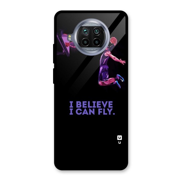 Believe And Fly Glass Back Case for Mi 10i