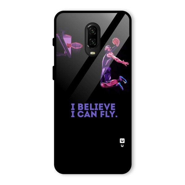 Believe And Fly Glass Back Case for OnePlus 6T