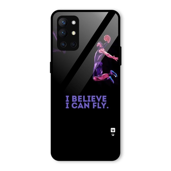 Believe And Fly Glass Back Case for OnePlus 9R