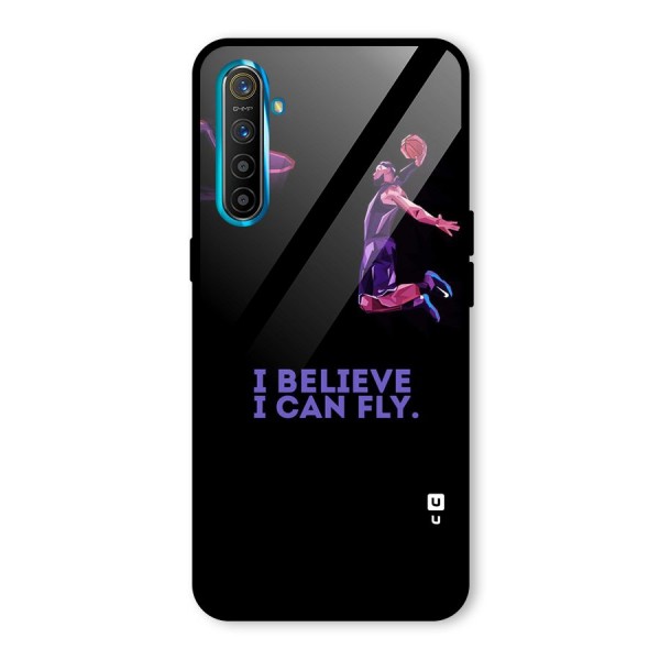 Believe And Fly Glass Back Case for Realme XT