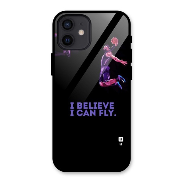 Believe And Fly Glass Back Case for iPhone 12