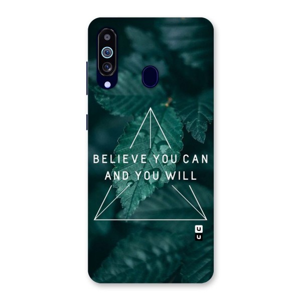 Believe You Can Motivation Back Case for Galaxy A60