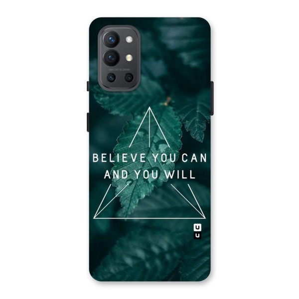 Believe You Can Motivation Back Case for OnePlus 9R