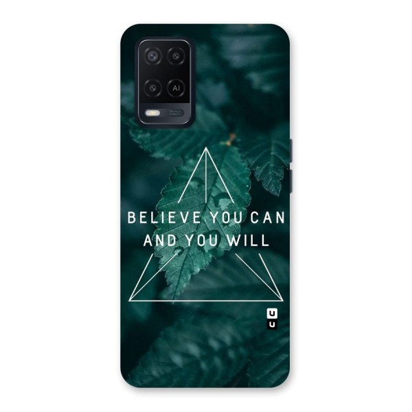 Believe You Can Motivation Back Case for Oppo A54