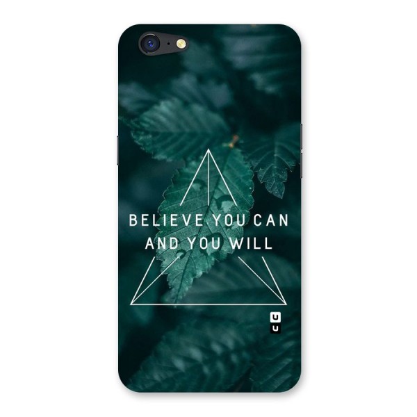 Believe You Can Motivation Back Case for Oppo A71