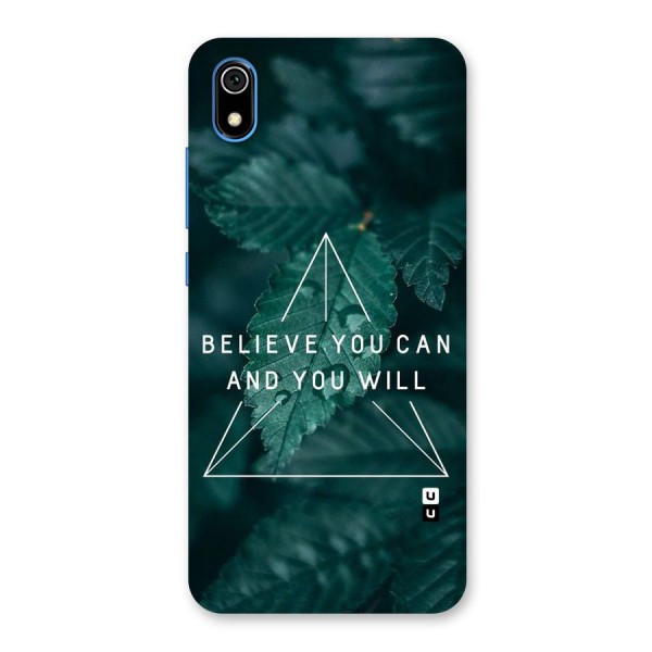 Believe You Can Motivation Back Case for Redmi 7A