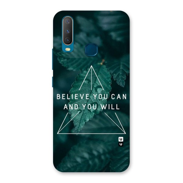 Believe You Can Motivation Back Case for Vivo Y15