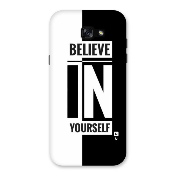 Believe Yourself Black Back Case for Galaxy A7 (2017)