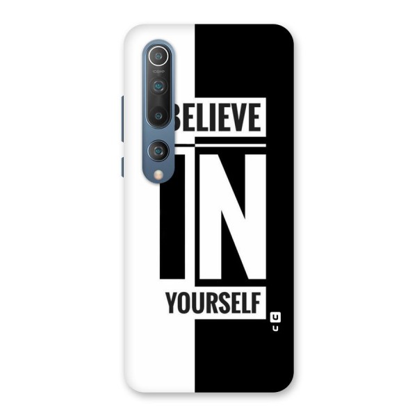 Believe Yourself Black Back Case for Mi 10