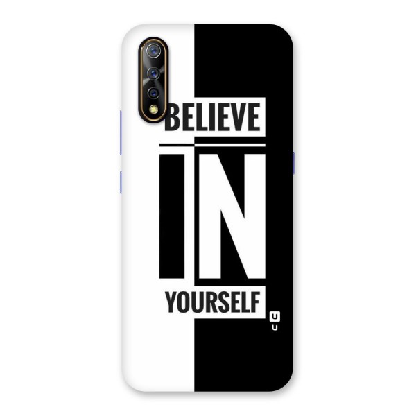 Believe Yourself Black Back Case for Vivo Z1x