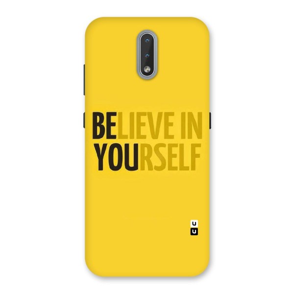 Believe Yourself Yellow Back Case for Nokia 2.3