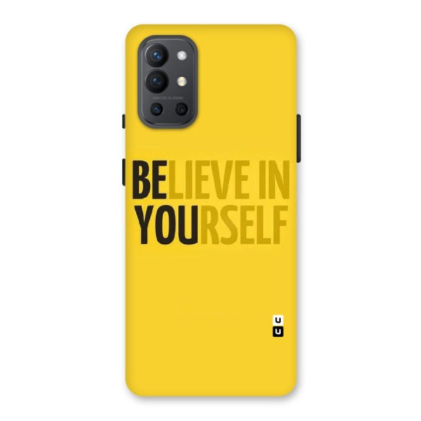 Believe Yourself Yellow Back Case for OnePlus 9R