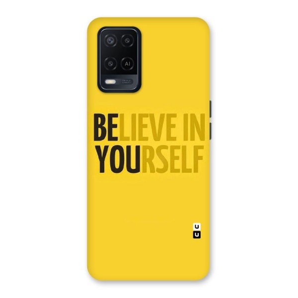 Believe Yourself Yellow Back Case for Oppo A54