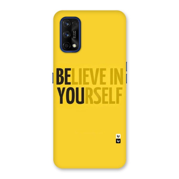 Believe Yourself Yellow Back Case for Realme 7 Pro