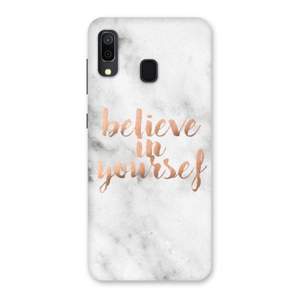 Believe in Yourself Back Case for Galaxy A20