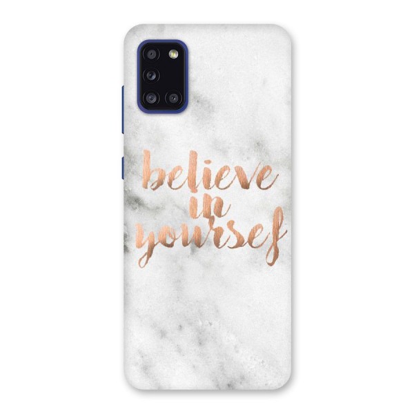 Believe in Yourself Back Case for Galaxy A31