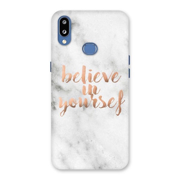 Believe in Yourself Back Case for Galaxy M01s