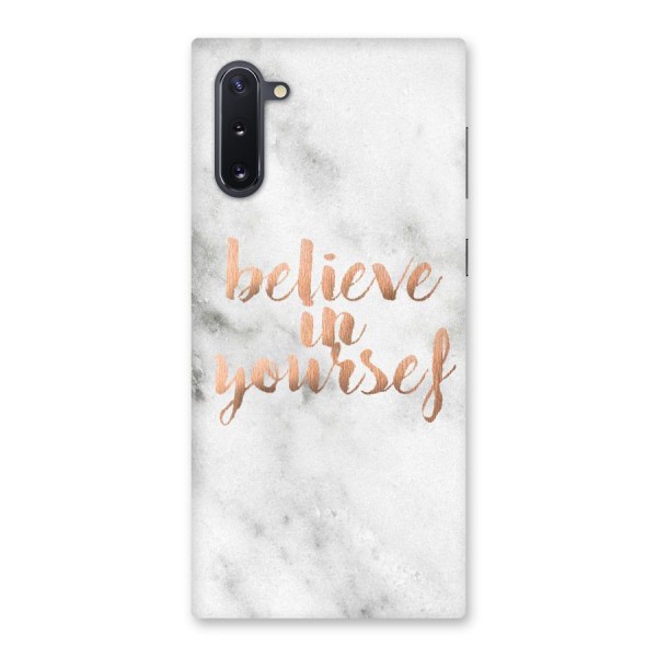 Believe in Yourself Back Case for Galaxy Note 10