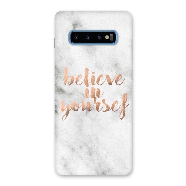 Believe in Yourself Back Case for Galaxy S10 Plus