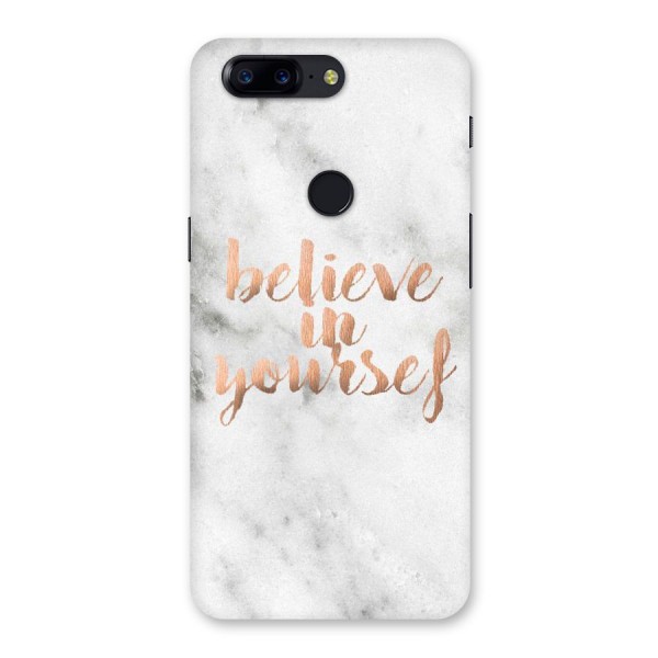 Believe in Yourself Back Case for OnePlus 5T