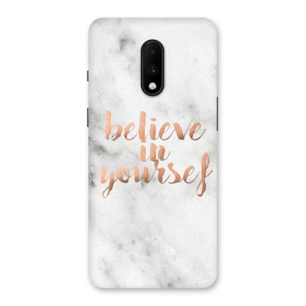 Believe in Yourself Back Case for OnePlus 7