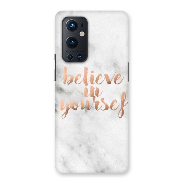 Believe in Yourself Back Case for OnePlus 9 Pro