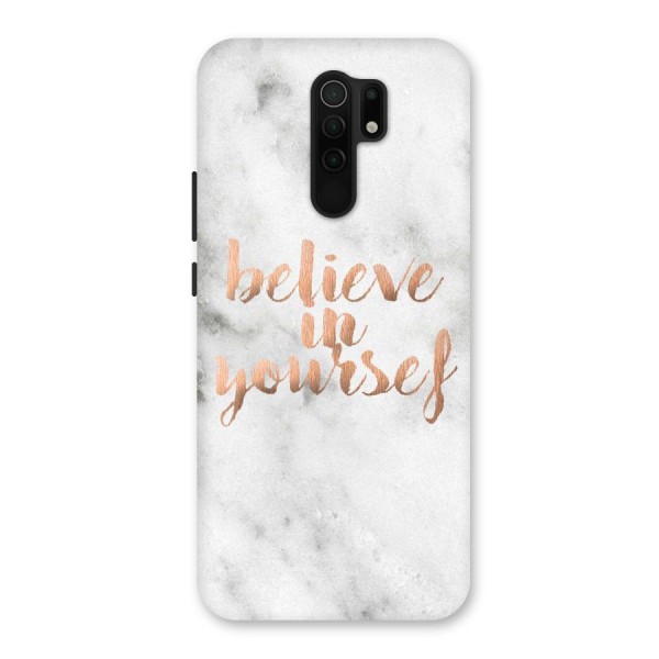 Believe in Yourself Back Case for Redmi 9 Prime