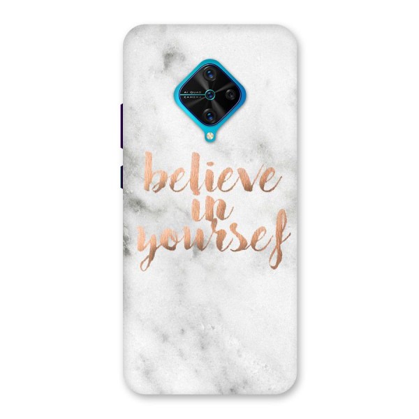 Believe in Yourself Back Case for Vivo S1 Pro