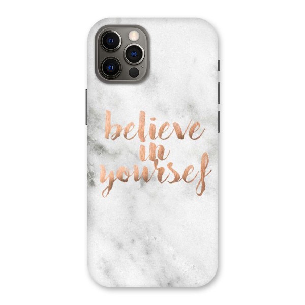 Believe in Yourself Back Case for iPhone 12 Pro