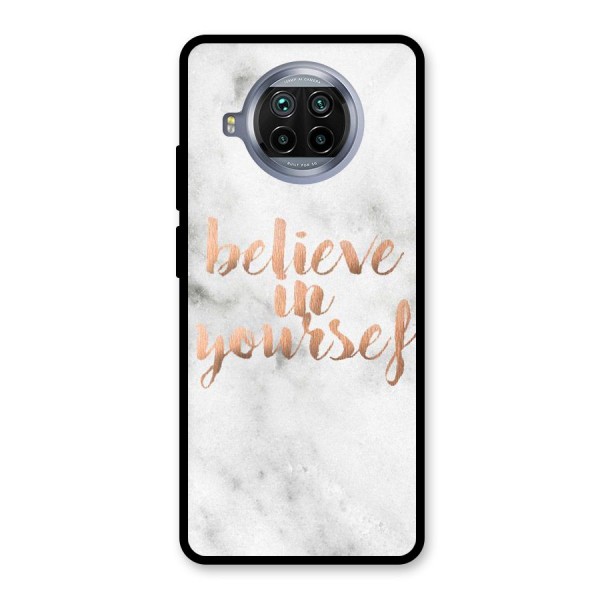 Believe in Yourself Glass Back Case for Mi 10i