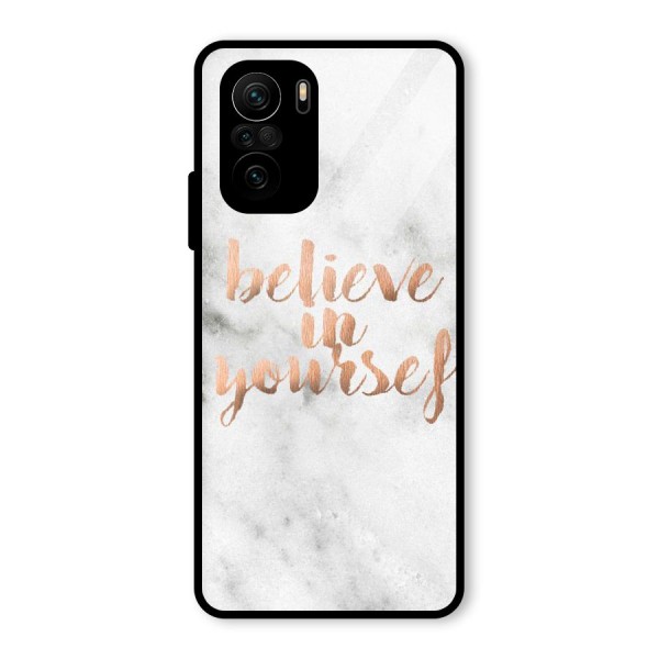 Believe in Yourself Glass Back Case for Mi 11x