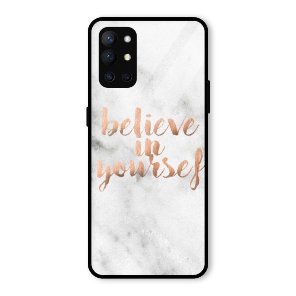 Believe in Yourself Glass Back Case for OnePlus 9R