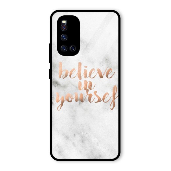 Believe in Yourself Glass Back Case for Vivo V19