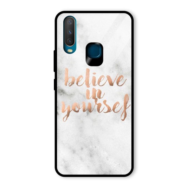 Believe in Yourself Glass Back Case for Vivo Y12