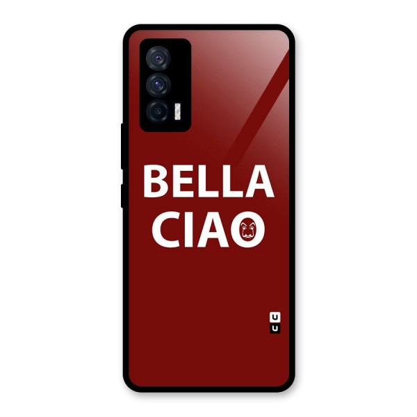 Bella Ciao Typography Art Glass Back Case for Vivo iQOO 7 5G