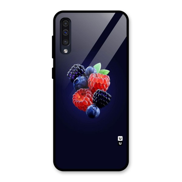 Berry Blast Glass Back Case for Galaxy A50s