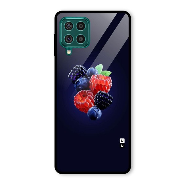 Berry Blast Glass Back Case for Galaxy F62