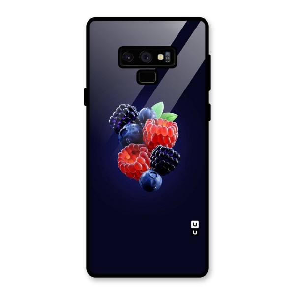 Berry Blast Glass Back Case for Galaxy Note 9