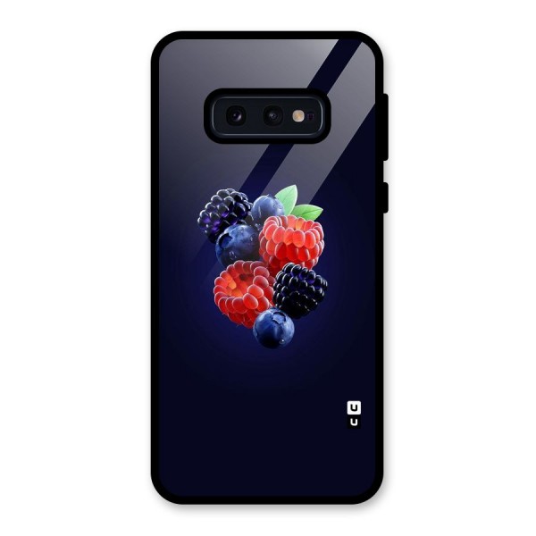 Berry Blast Glass Back Case for Galaxy S10e