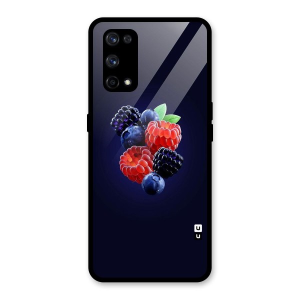 Berry Blast Glass Back Case for Realme X7 Pro