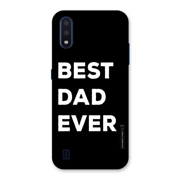 Best Dad Ever Back Case for Galaxy M01