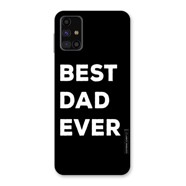 Best Dad Ever Back Case for Galaxy M31s