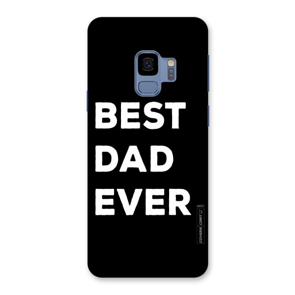 Best Dad Ever Back Case for Galaxy S9