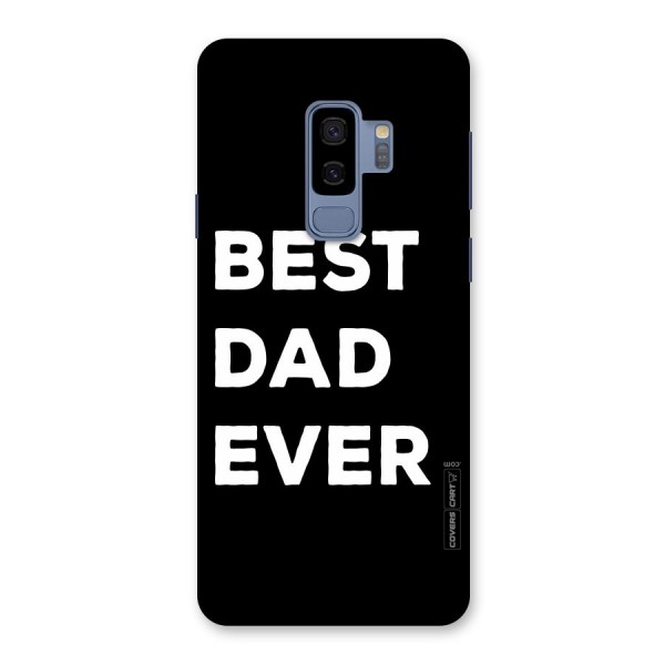 Best Dad Ever Back Case for Galaxy S9 Plus