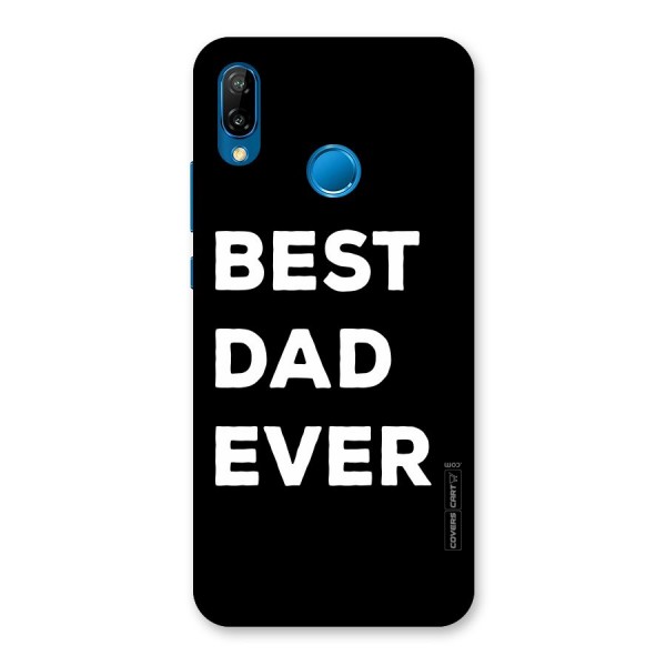 Best Dad Ever Back Case for Huawei P20 Lite