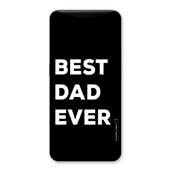 Best Dad Ever Back Case for Oppo Find X