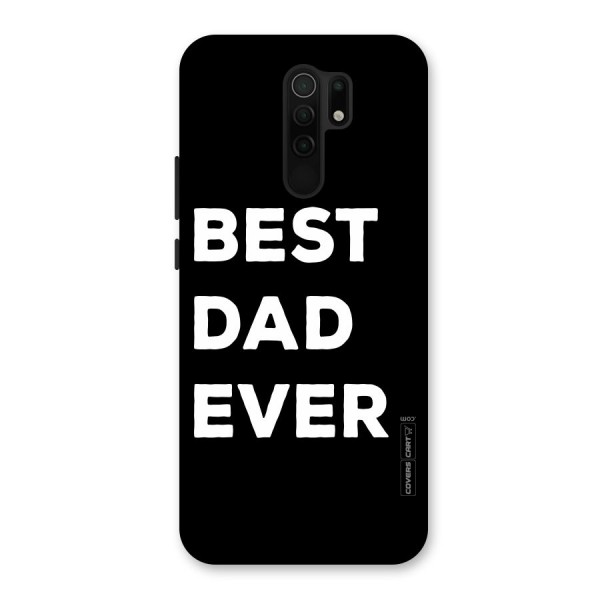 Best Dad Ever Back Case for Redmi 9 Prime