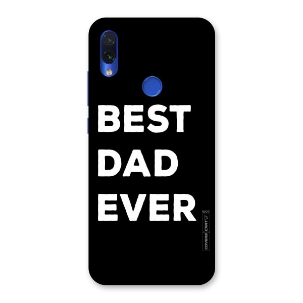 Best Dad Ever Back Case for Redmi Note 7